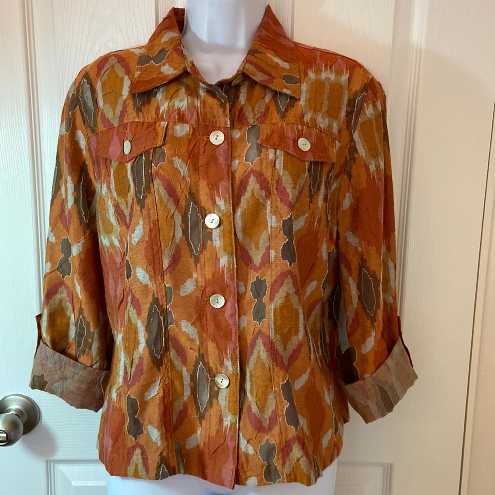 Ruby Rd. Dressy Overshirt, Size 8 - image 1